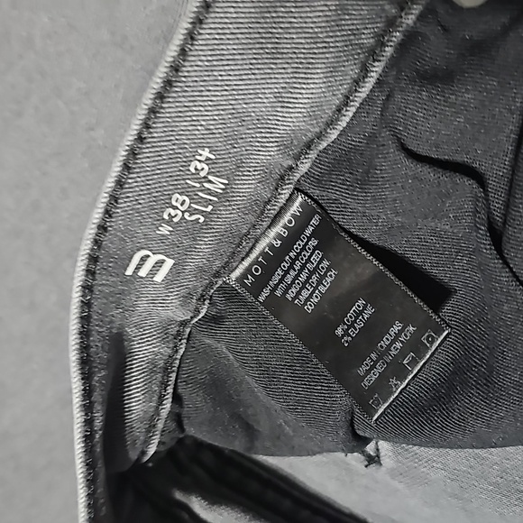 Mott & Bow Gray Slim Fit Jeans Size 38x34 - Picture 3 of 4